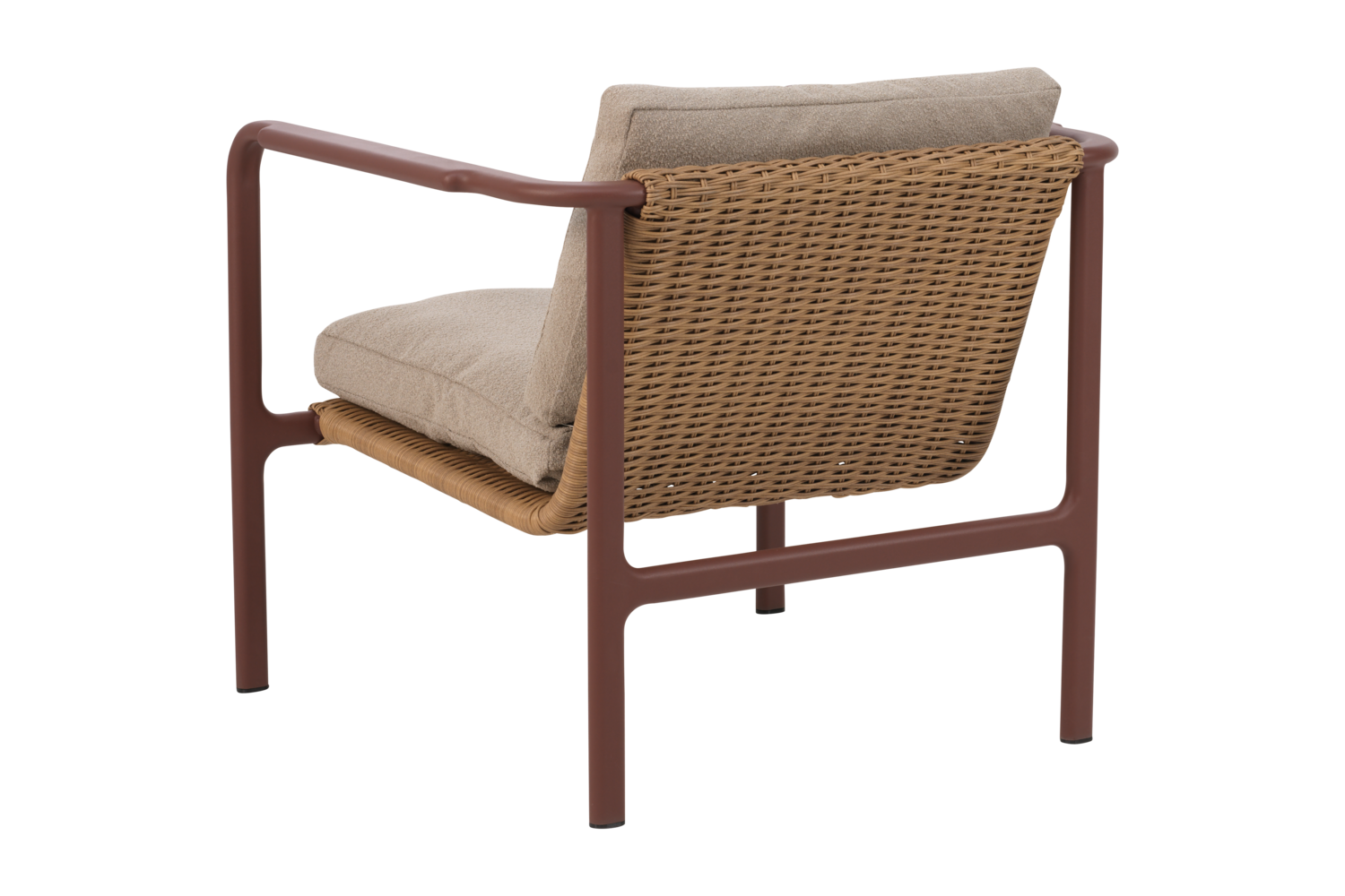 Motty Sessel Zin Red/Teddy Beige