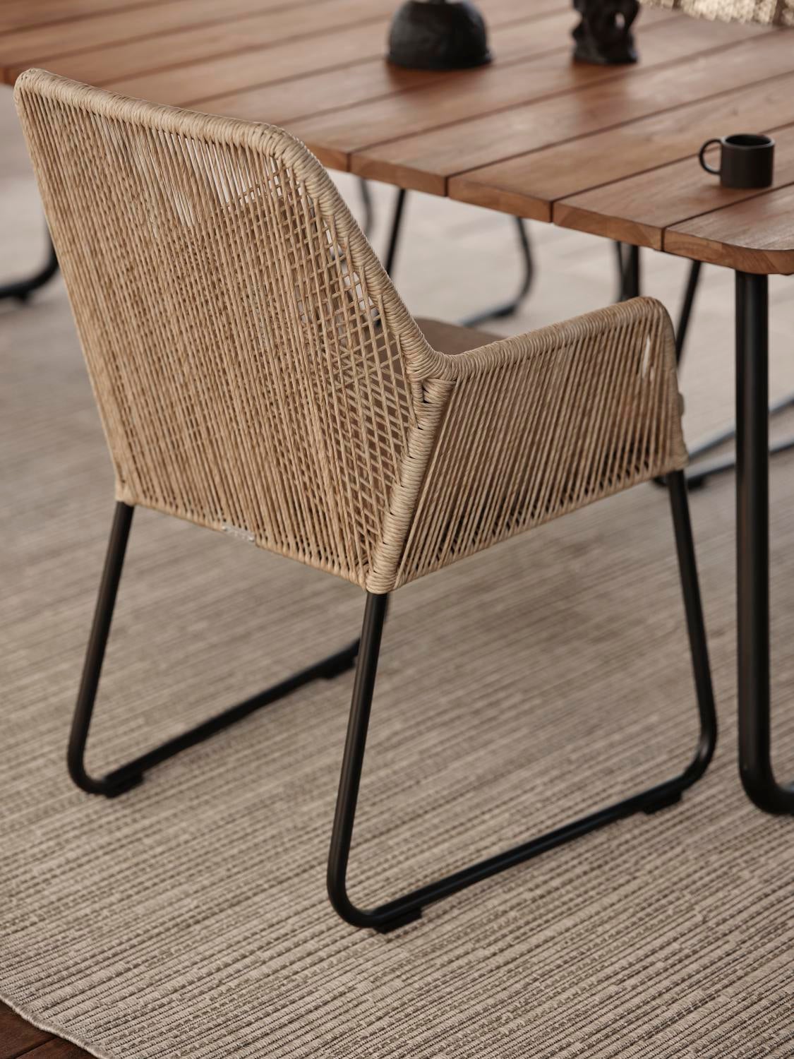 Nolli Esstisch Schwarz/teak