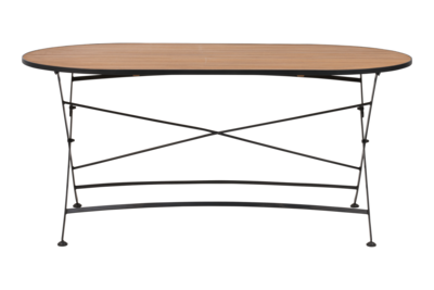 Brewer Esstisch Schwarz/teak