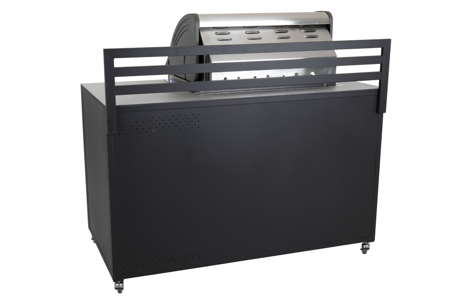 Fornax Outdoorküche Schwarz/teak