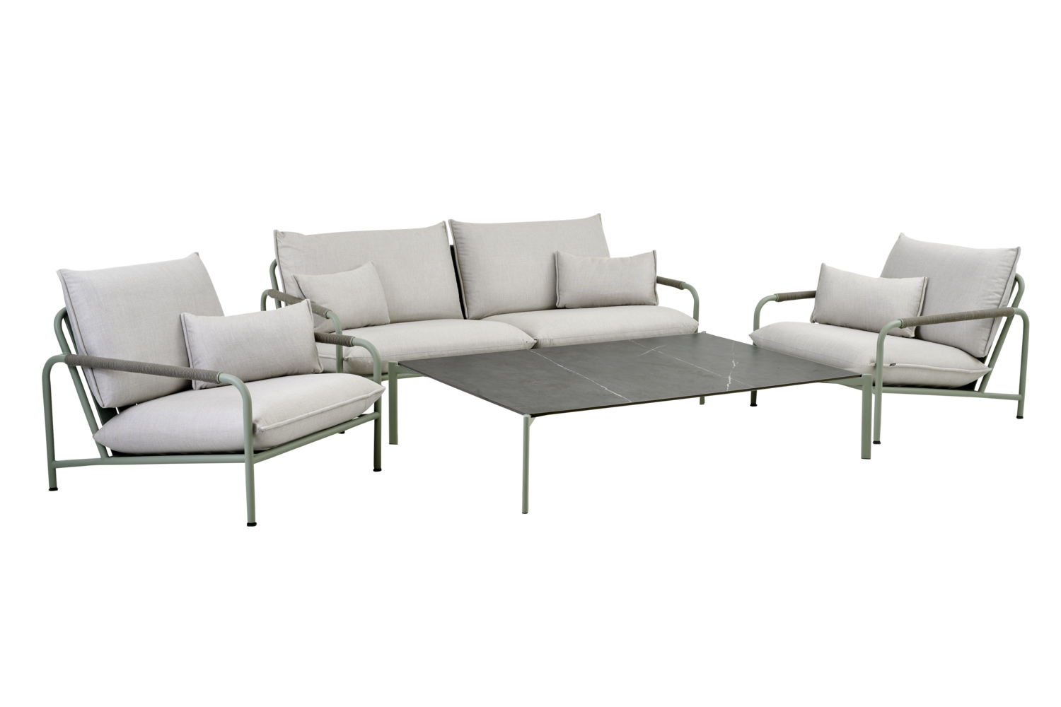 Lerberget 2,5-Sitzer-Sofa Dusty Green/ash