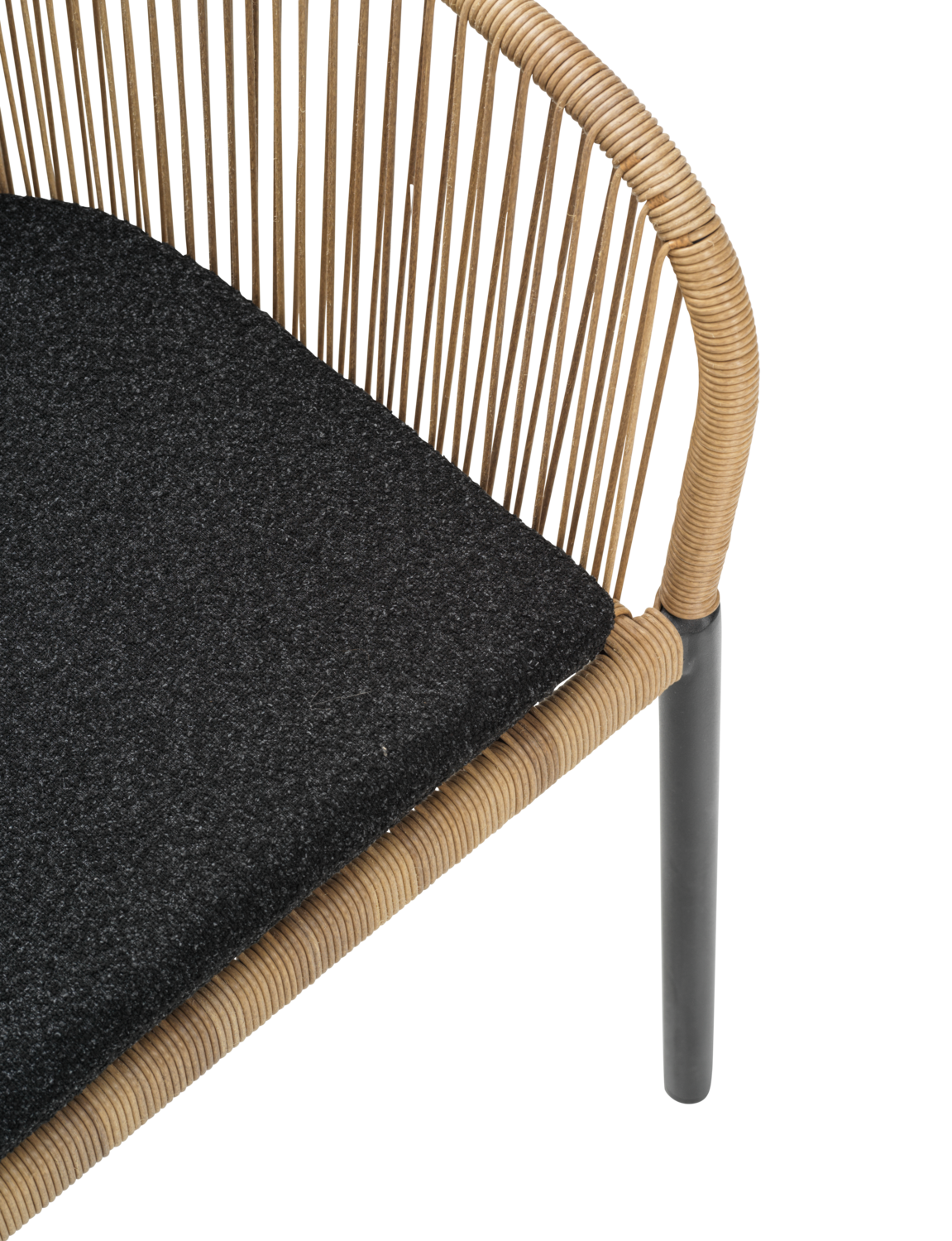 Delta Diningsessel Anthrazit/Teddy Black