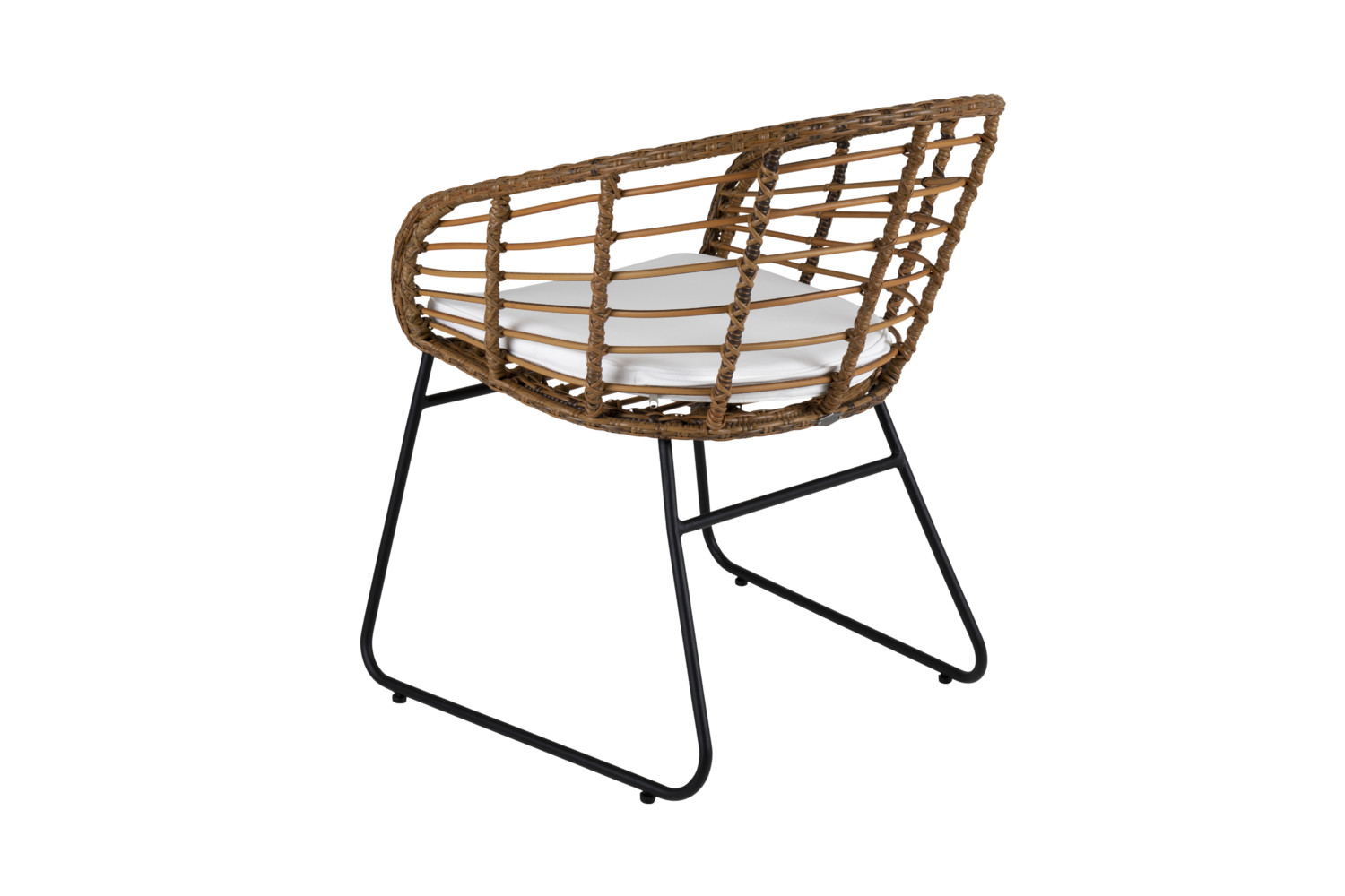 Covelo Diningstuhl Natur/weiß