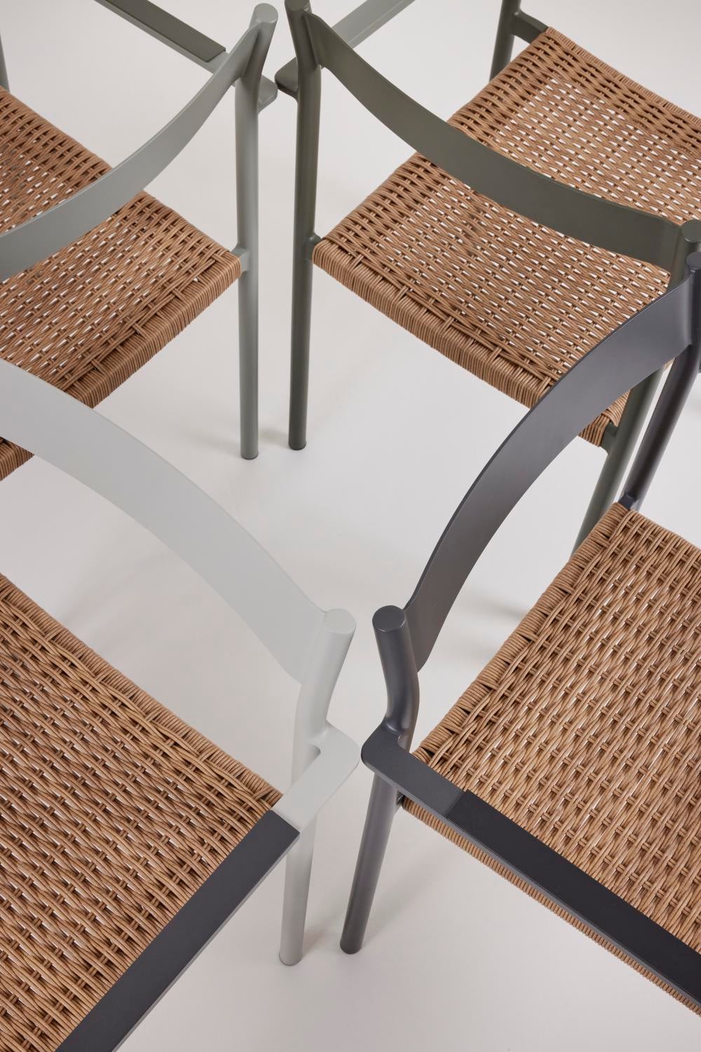 DK Diningstuhl Light Grey/Natur