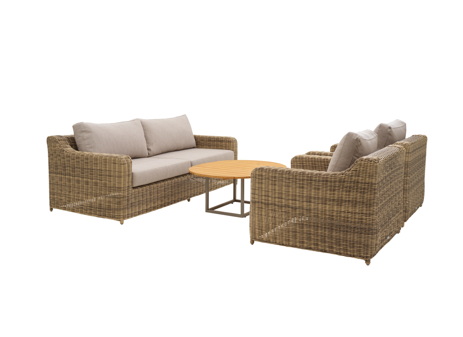 Glendon Sessel Rustic/Beige