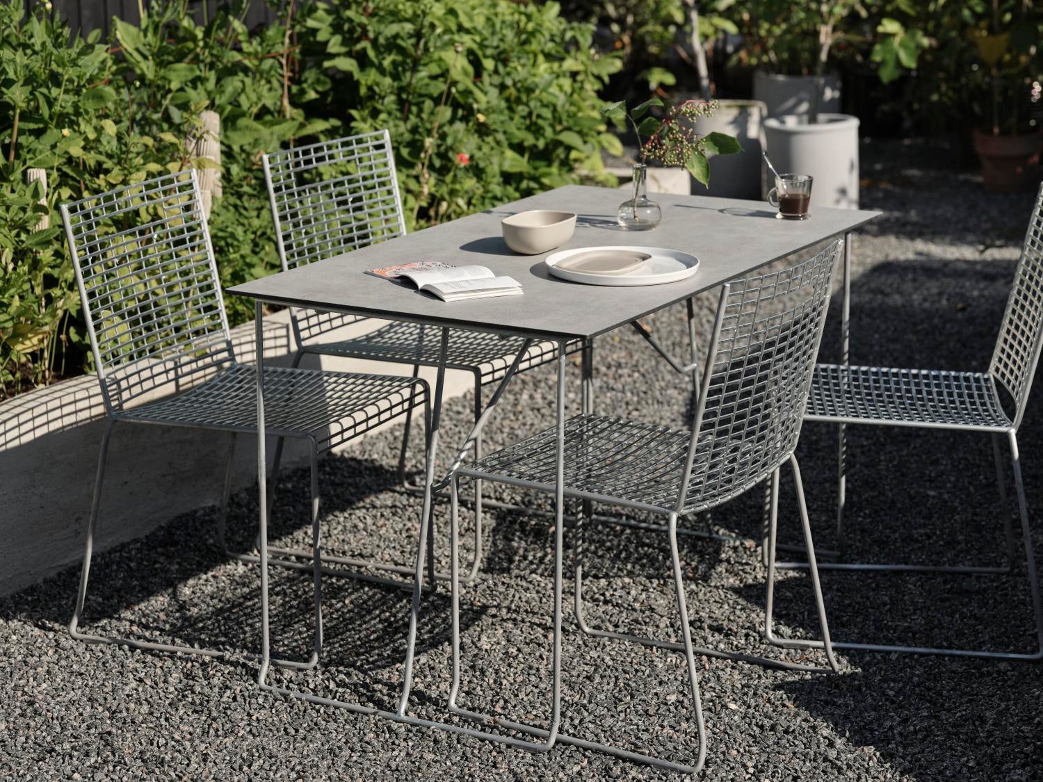 Laminat Tischplatte Beige/terrazzo