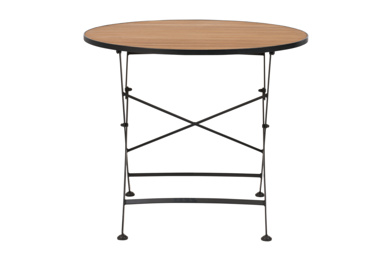 Brewer Esstisch Schwarz/teak