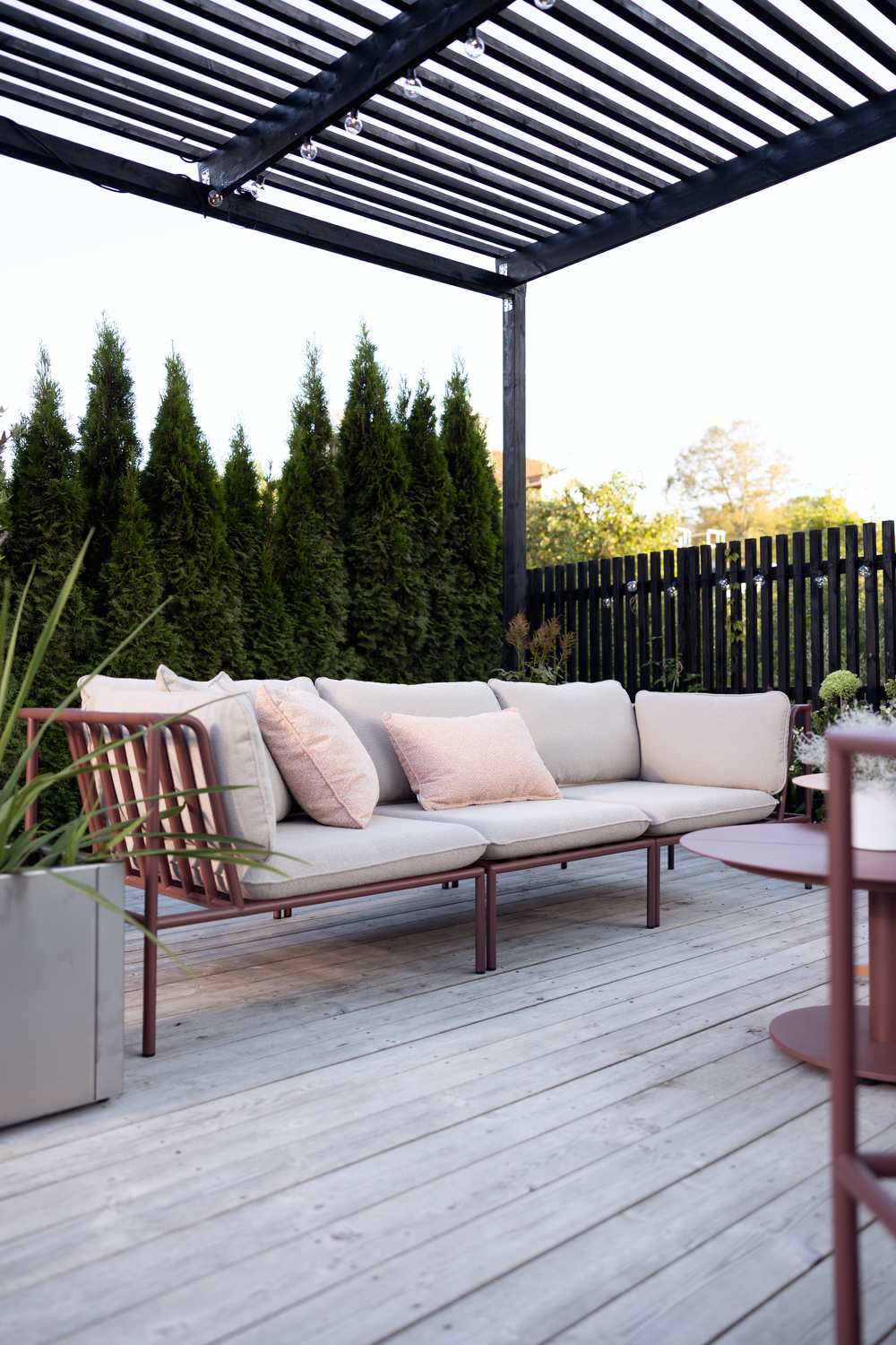 Collier Mitte Zin Red/Teddy Beige