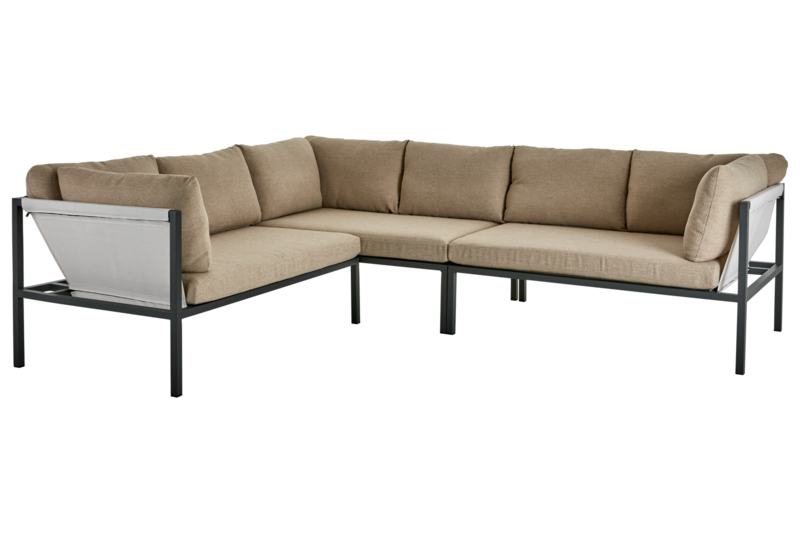Allie Ecklounge Antrazit/Barley