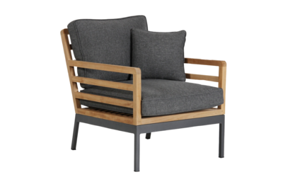 Zalongo Loungesessel Natur/grau