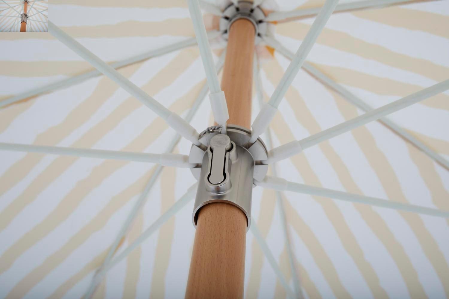 Gatsby Sonnenschirm Yellow Stripe