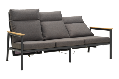 Gordon 3-Sitzer Sofa Anthrazit/Soft Dawn