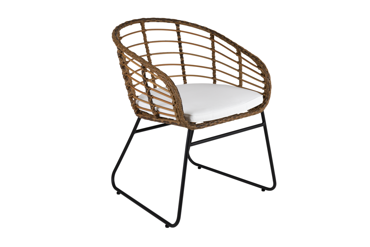 Covelo Diningstuhl Natur/weiß