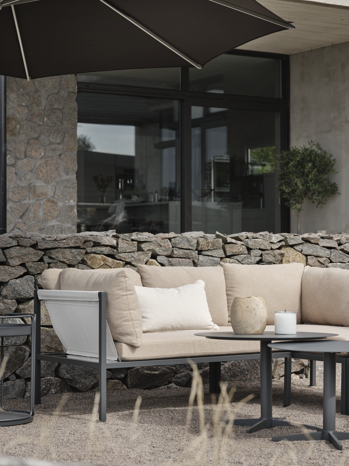 Allie Ecklounge Antrazit/Barley