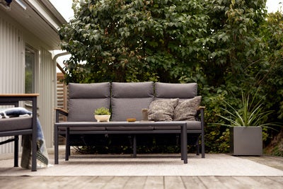 Gordon Loungetisch Antrazit/Natur