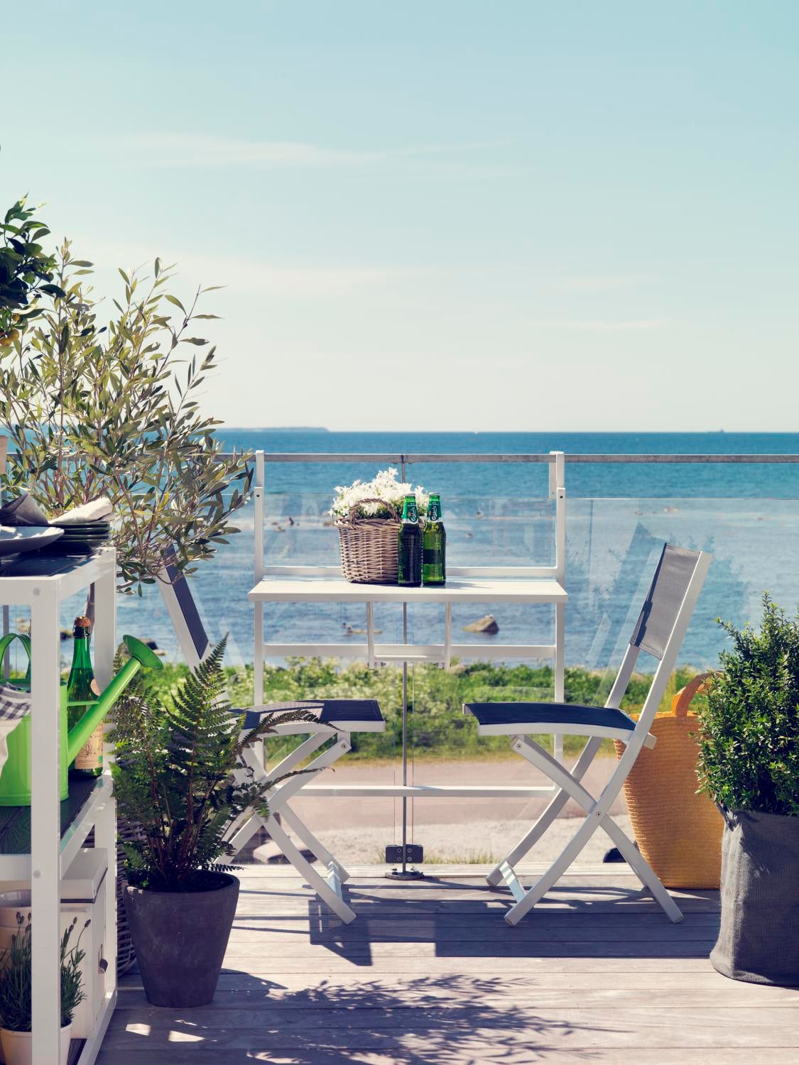 Leone Diningstuhl Weiß/Grau