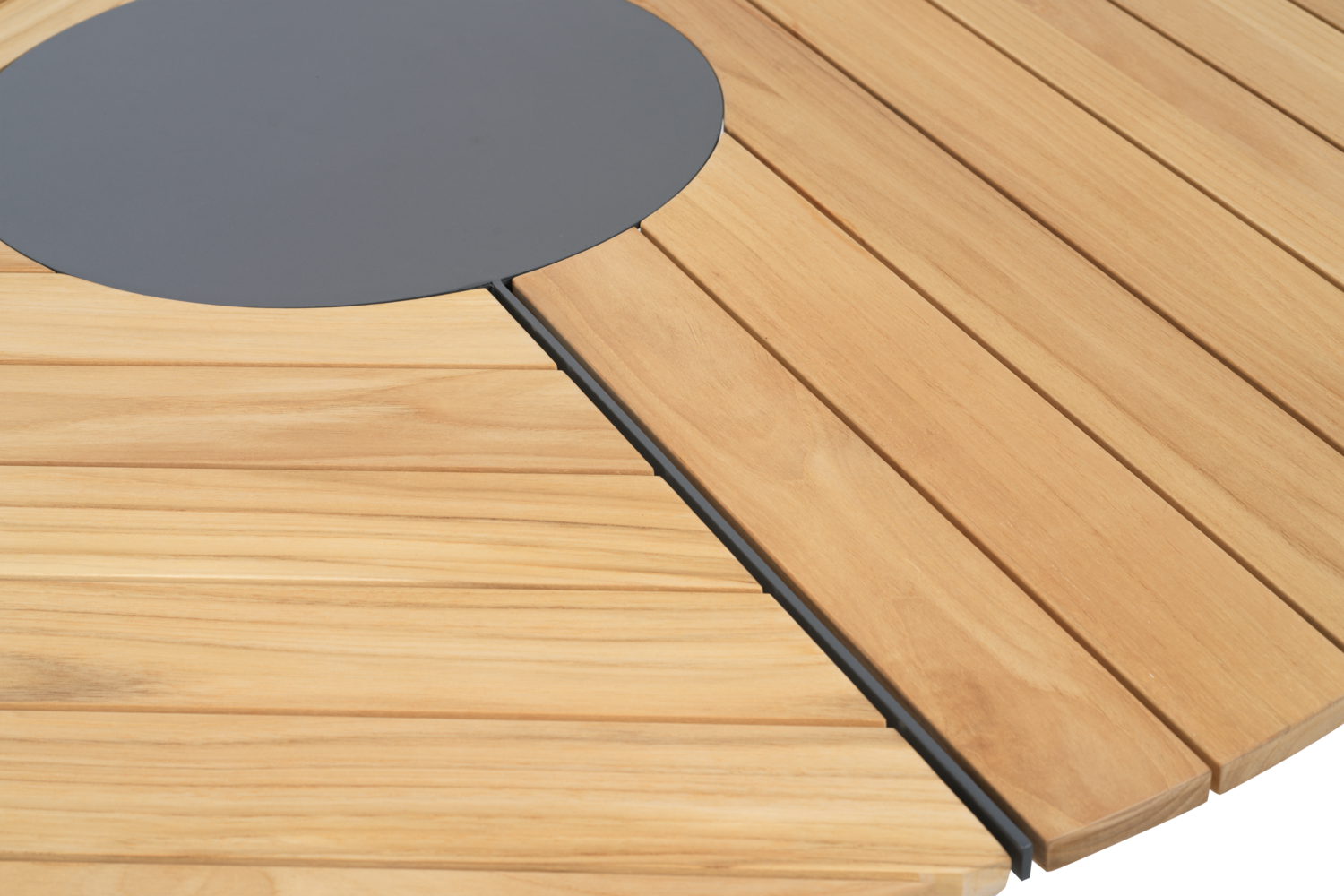 Peace Wood Esstisch Antrazit/Natur