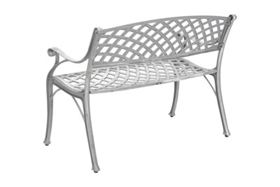 Arras 2-Sitzer Sofa Aluminium