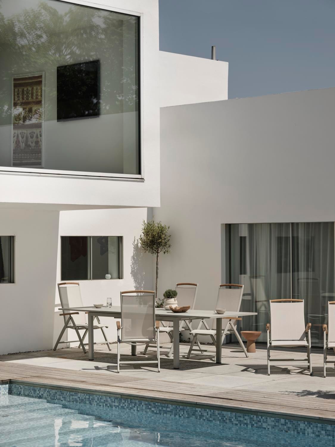 Andy Positionsstuhl Light Grey/Off-White