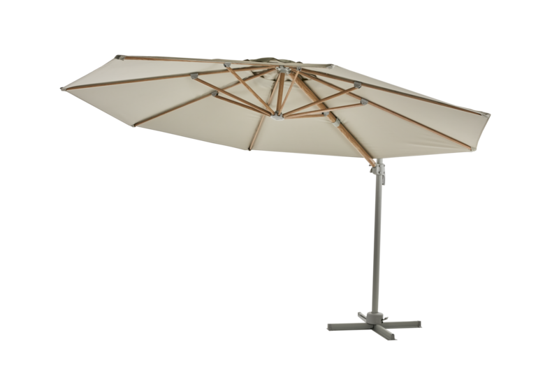 Luzzi Hängesonnenschirm Khaki