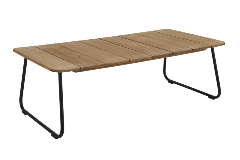 Nolli Loungetisch Schwarz/teak