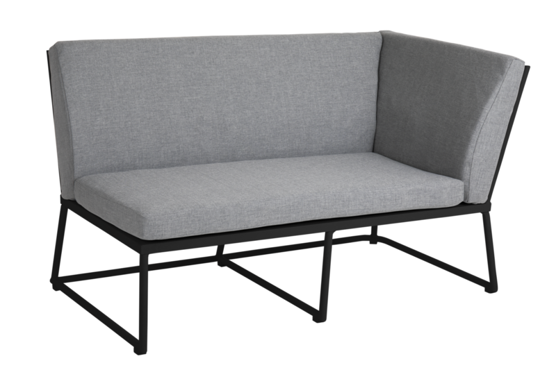 Vence Abschluss Schwarz/Pearl Grey