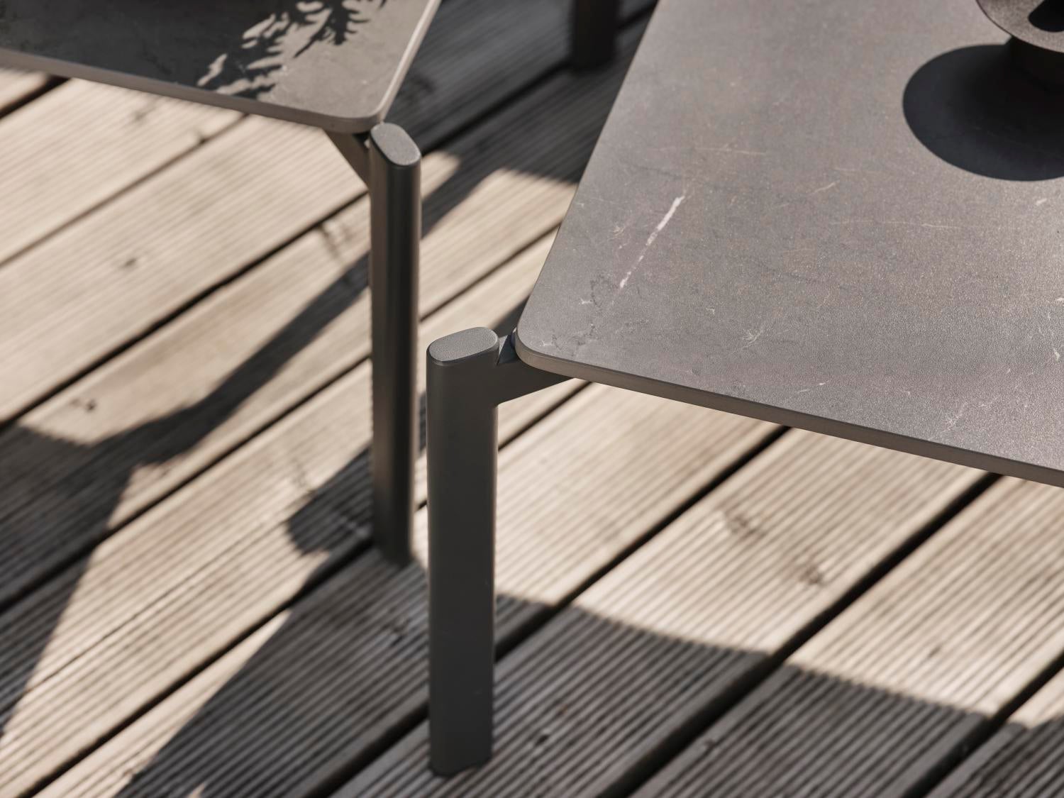 Hallavara Loungetisch Antrazit/Grau