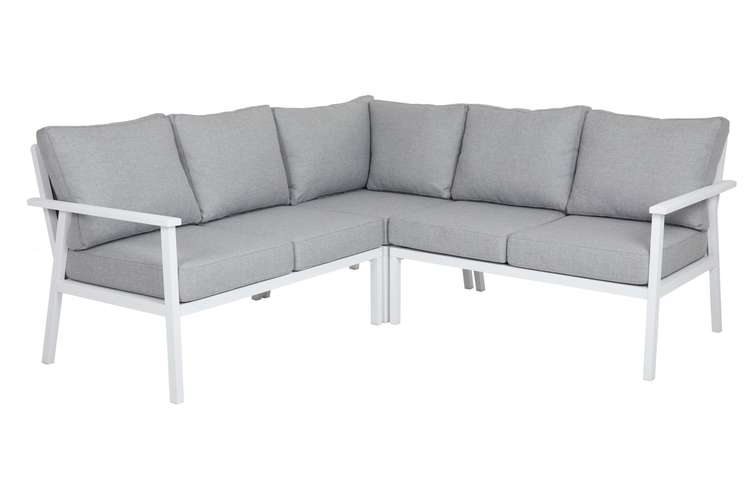 Samvaro High Ecke Weiß/Pearl grey