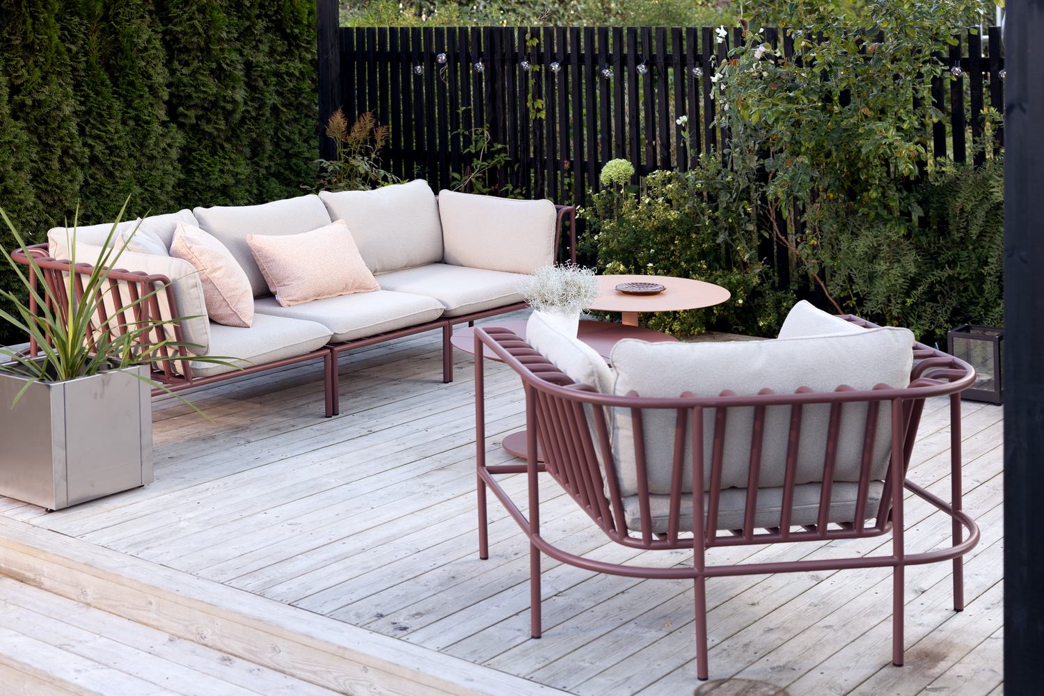 Collier Mitte Zin Red/Teddy Beige