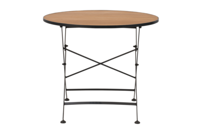 Brewer Esstisch Schwarz/teak