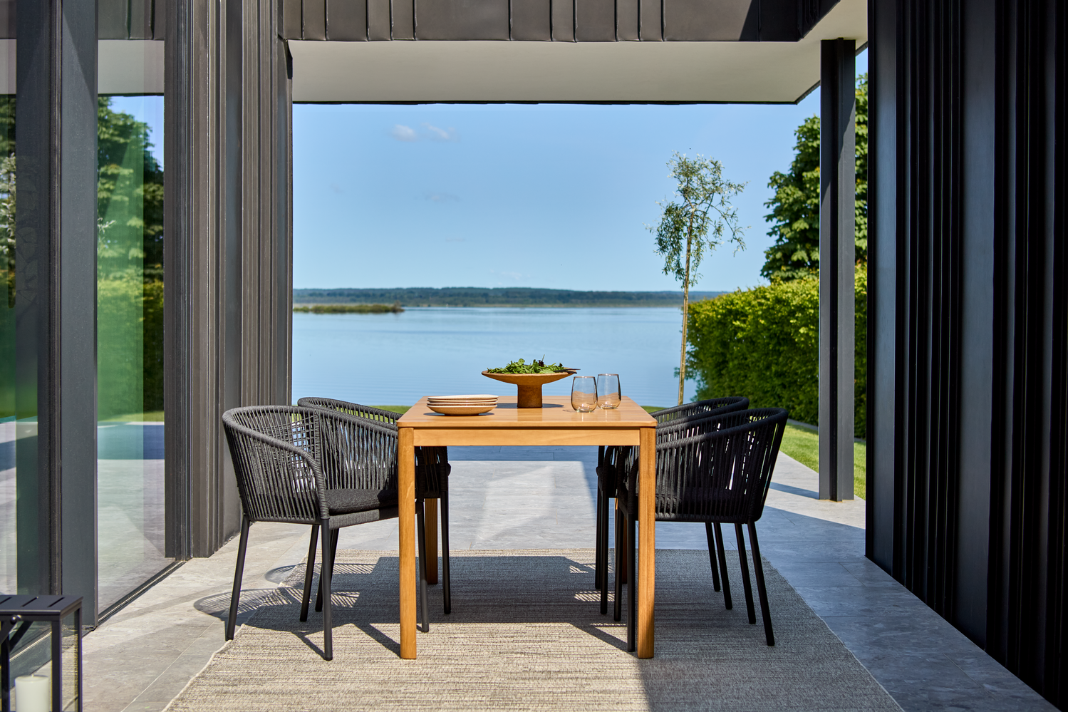 Delta Diningsessel Schwarz/Teddy Black