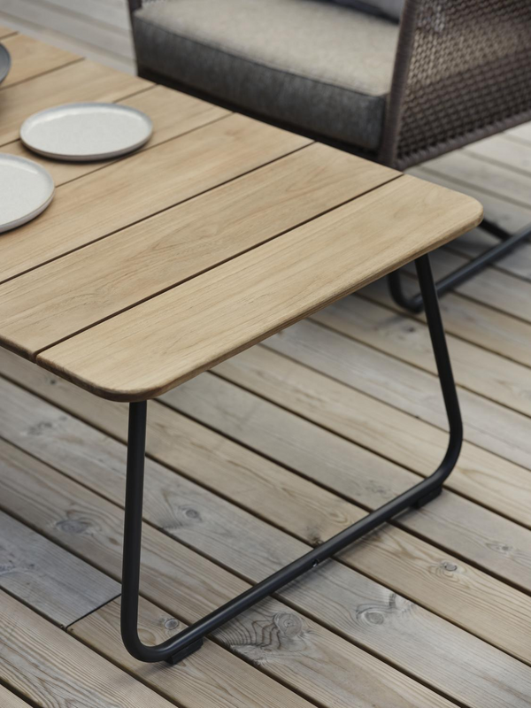 Nolli Loungetisch Schwarz/teak