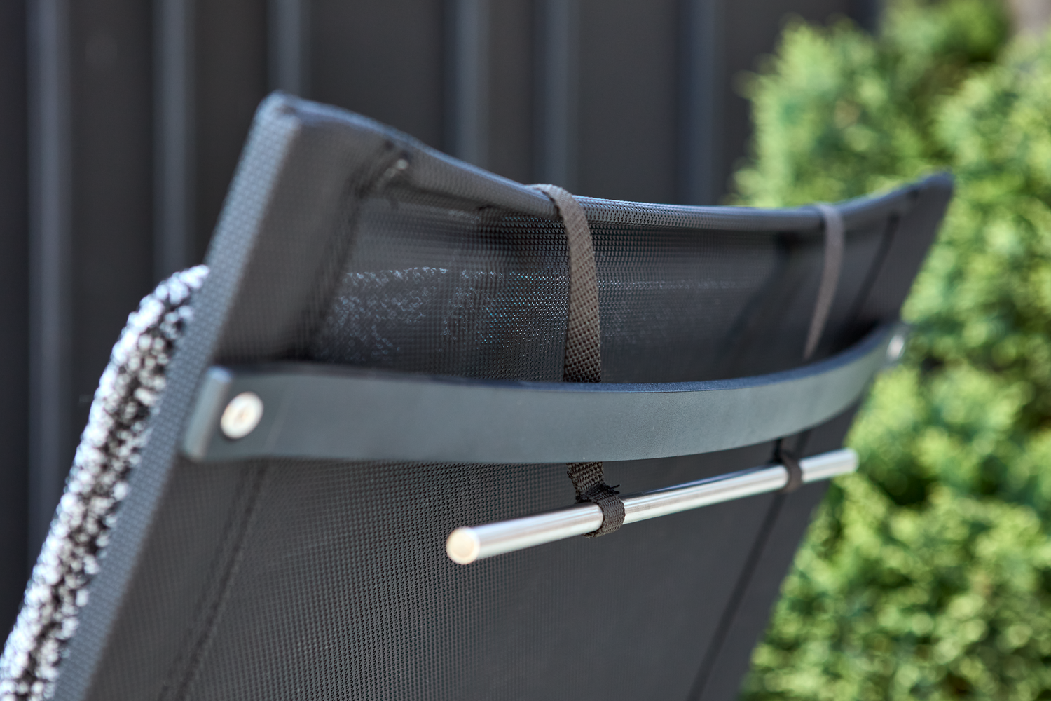 Soro Loungesessel Schwarz/Teddy Ant