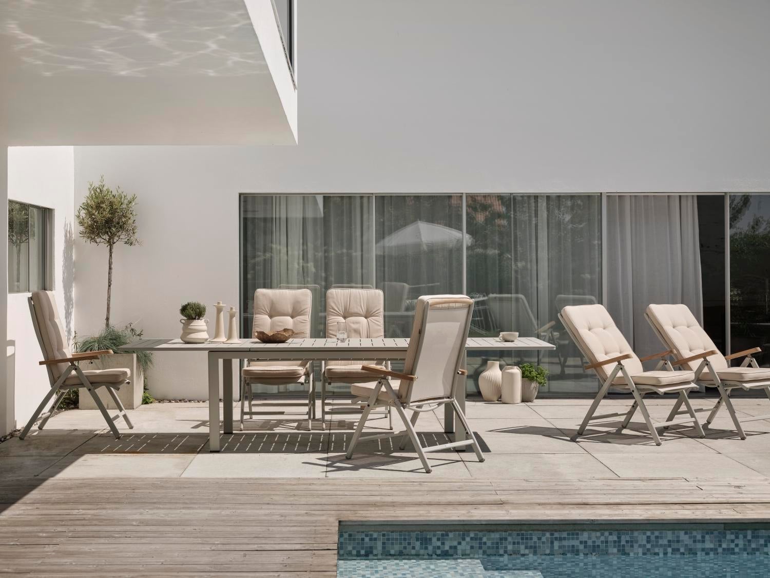 Andy Positionsstuhl Light Grey/Off-White