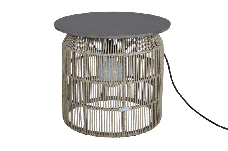 Pamir Beistelltisch Beige