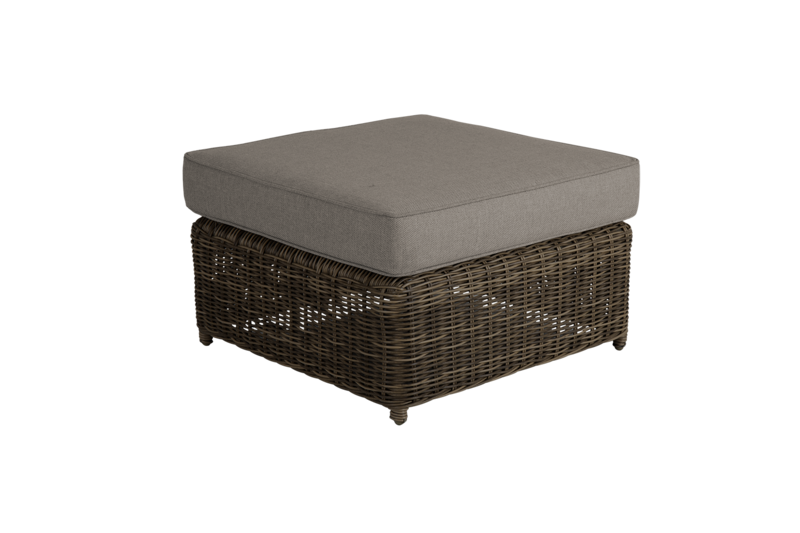 Glendon Ottoman Dark Brown/Soft Moose