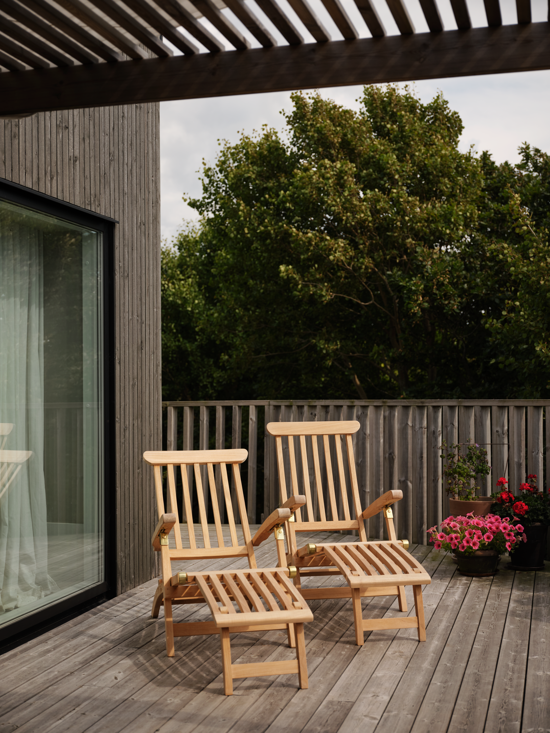 Jackson Liegestuhl Natur