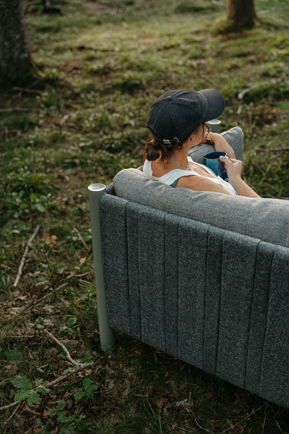 Brad 2,5-Sitzer-Sofa Nordic Green/Charcoal Grey