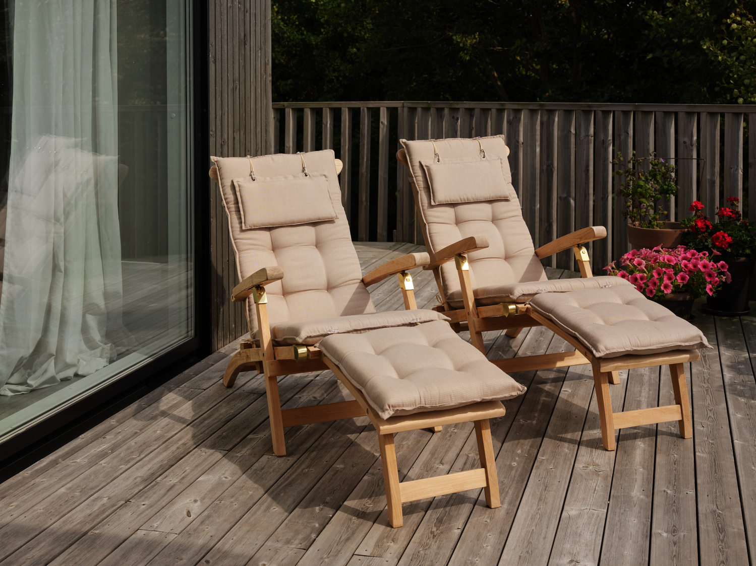 Jackson Liegestuhl Natur