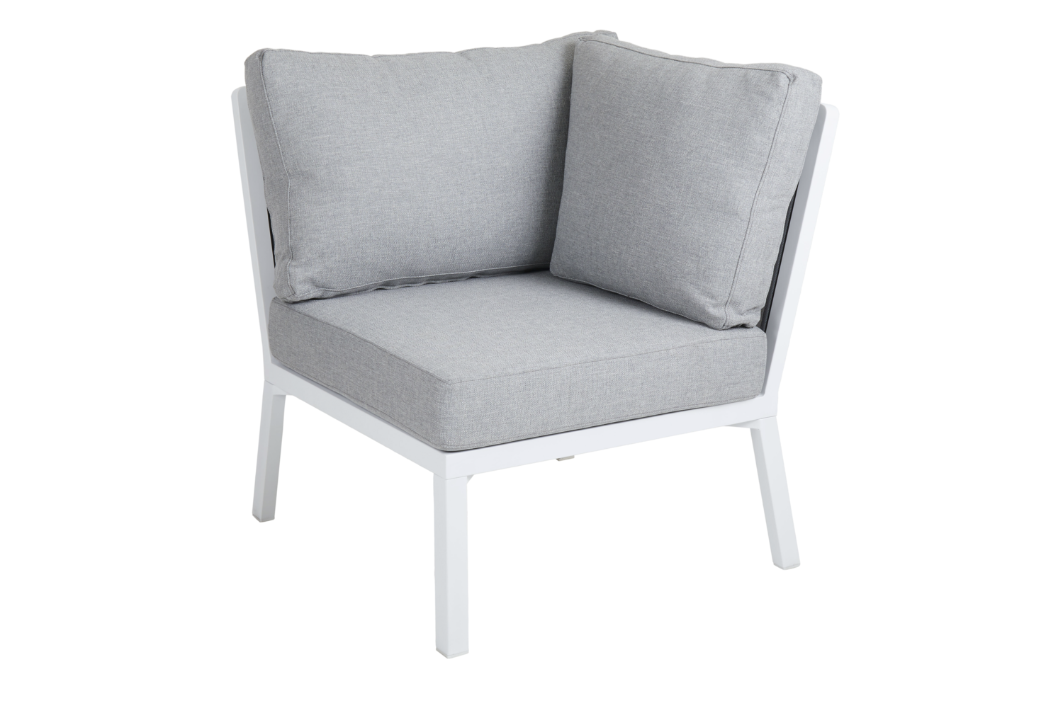 Samvaro High Ecke Weiß/Pearl grey