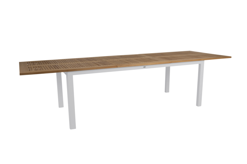 Lyon Esstisch Light Grey/Teak
