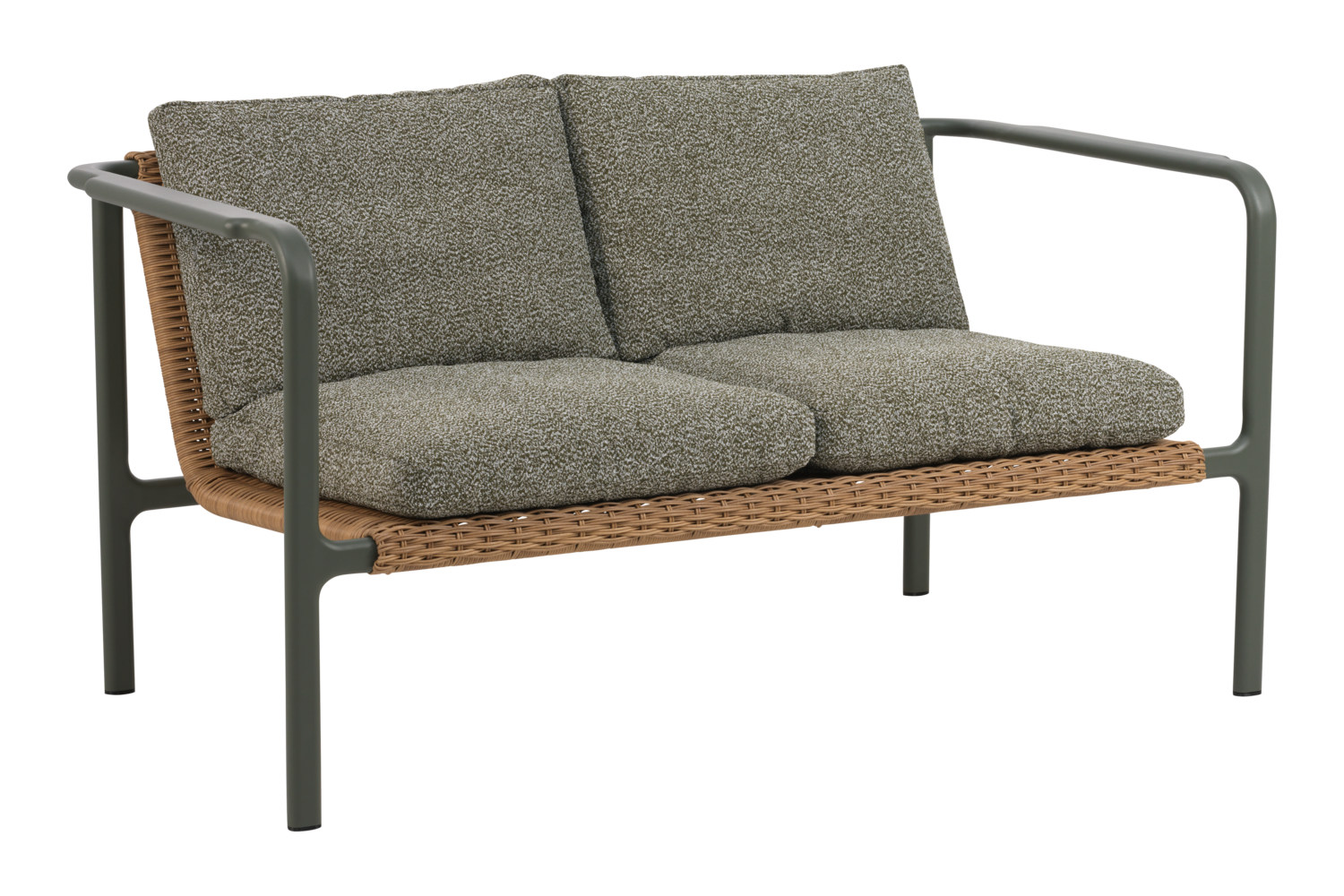 Motty 2-Sitzer Sofa Nordic Green/Teddy Verde