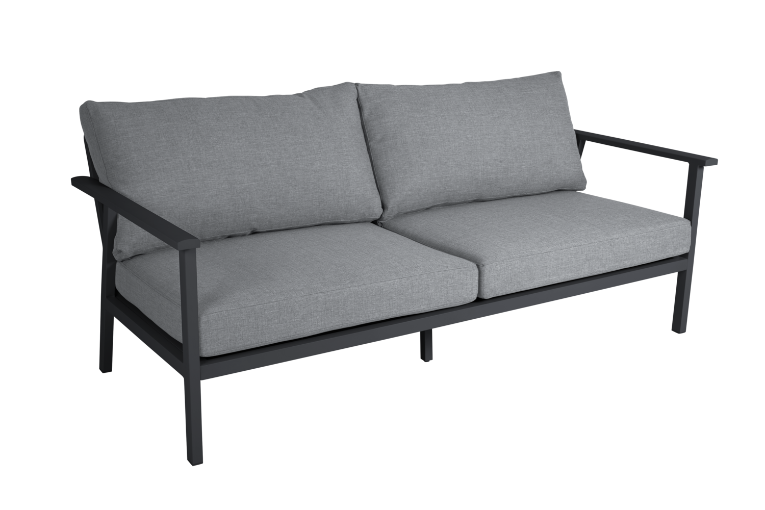 Samvaro Low 2,5-Sitzer-Sofa Antrazit/Pearl grey
