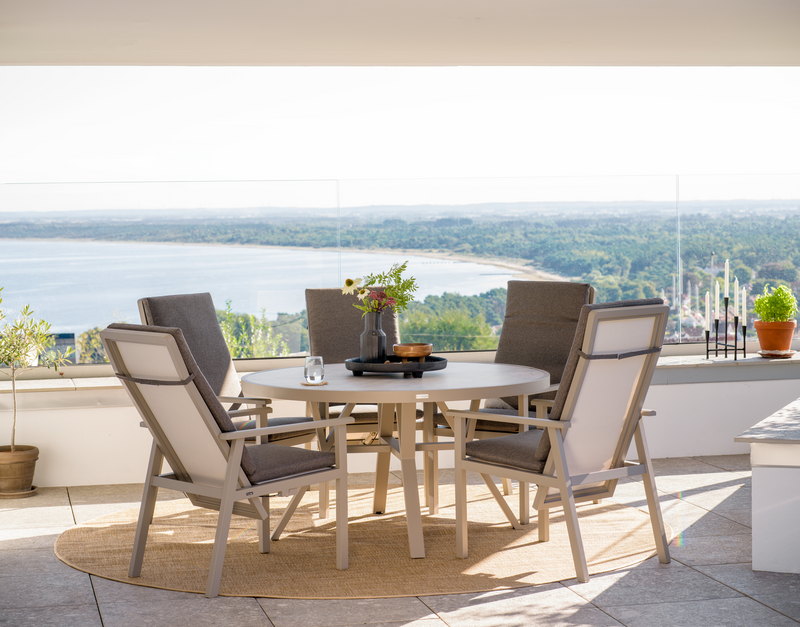 Samvaro Esstisch Khaki/Sand