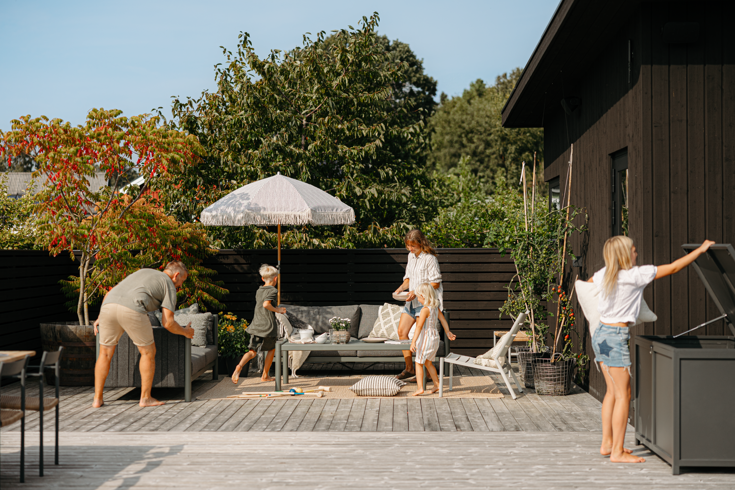 Brad 2,5-Sitzer-Sofa Nordic Green/Charcoal Grey