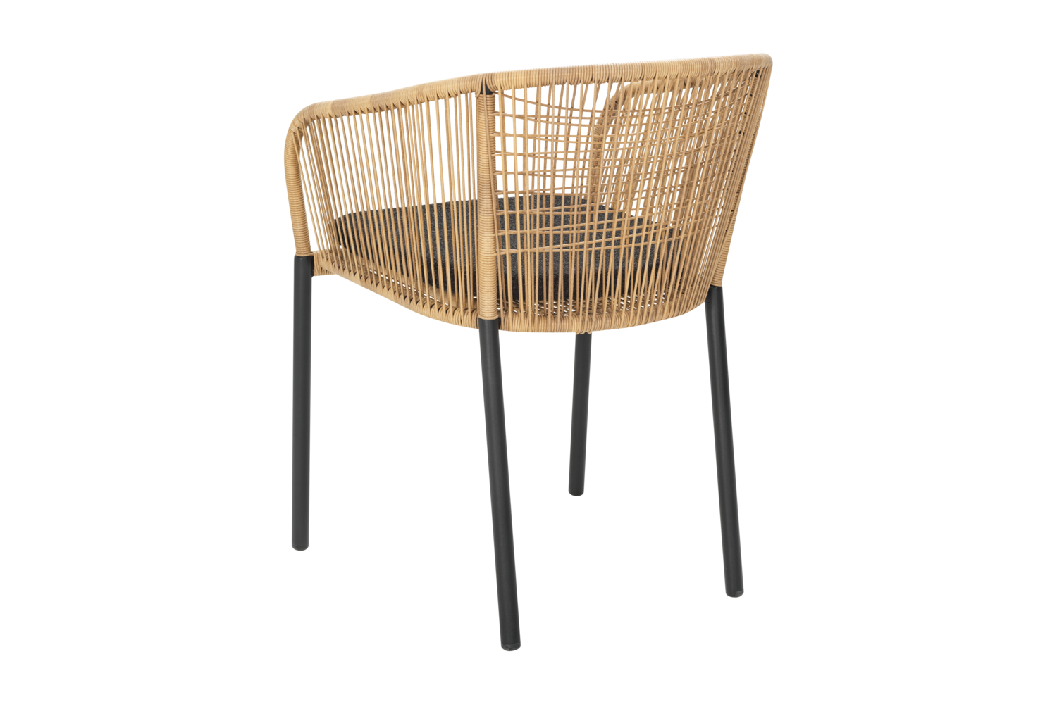 Delta Diningsessel Schwarz/Teddy Black