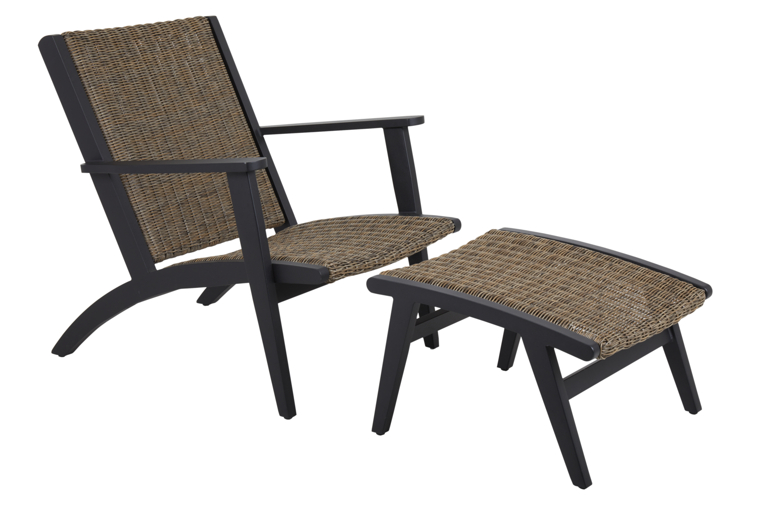 Kira Loungesessel Black_rustic