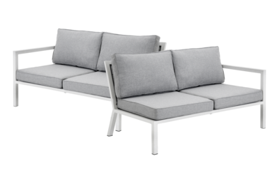 Belfort Abschluss Weiß/Pearl grey