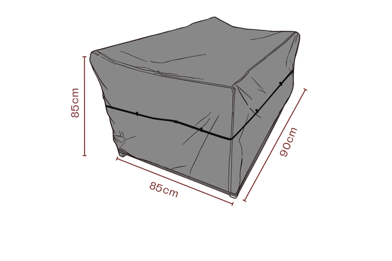 Möbelabdeckung Sessel Schwarz