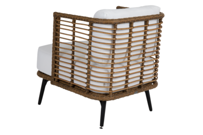 Covelo Loungesessel Natur/schwartz
